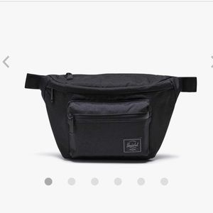 🆕 NWT Herschel Supply Co. Pop Quiz Hip Pack Fanny Sling Chest Bag Black Tonal